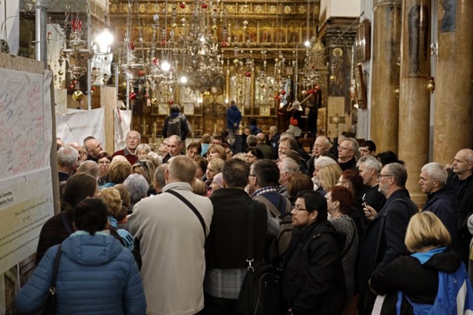 Giáng sinh tràn ngập khắp nơi ở Bethlehem (24/12/2019)